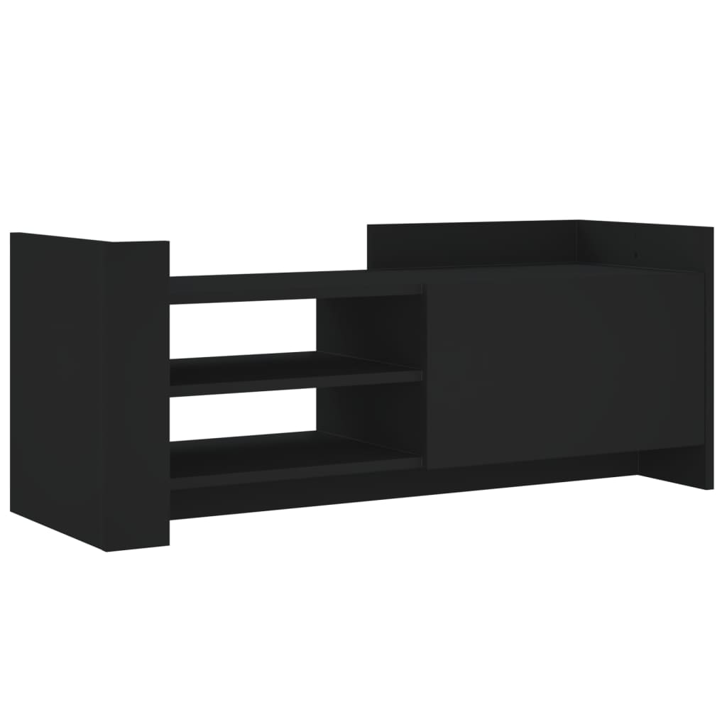 TV-Schrank Schwarz 100x35x40 cm Holzwerkstoff