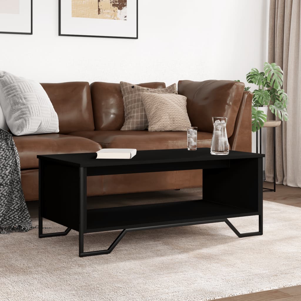 Couchtisch Schwarz 100x51x40 cm Holzwerkstoff