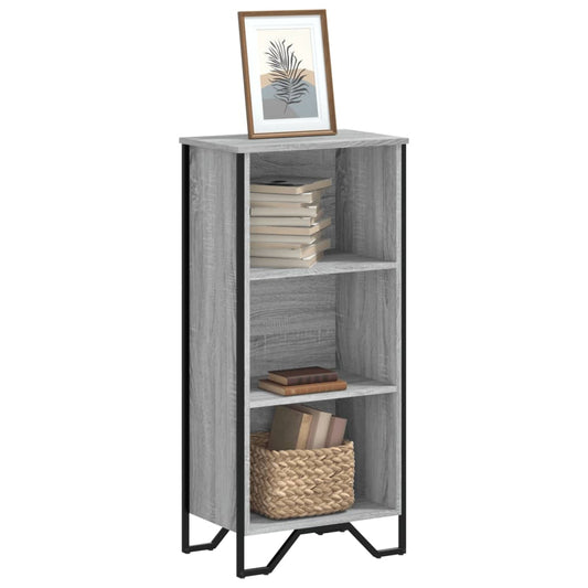 Bücherregal Grau Sonoma 50x31x106 cm Holzwerkstoff