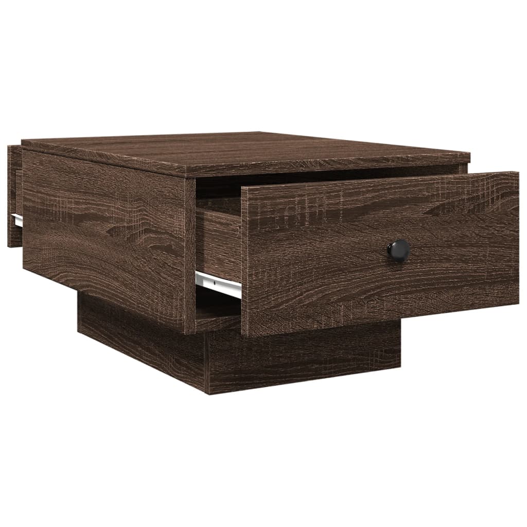 Couchtisch Braun Eichen-Optik 60x45x31 cm Holzwerkstoff