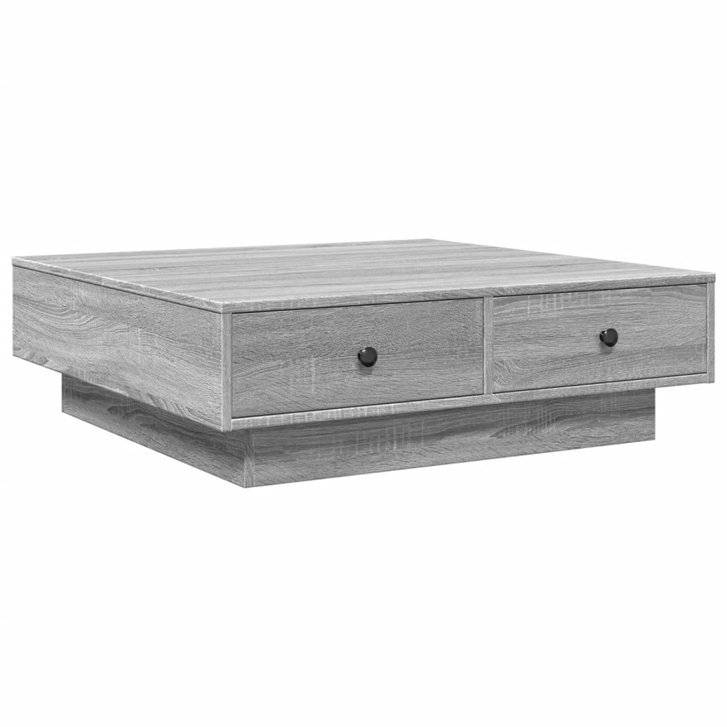 Couchtisch Grau Sonoma 90x90x28 cm Holzwerkstoff