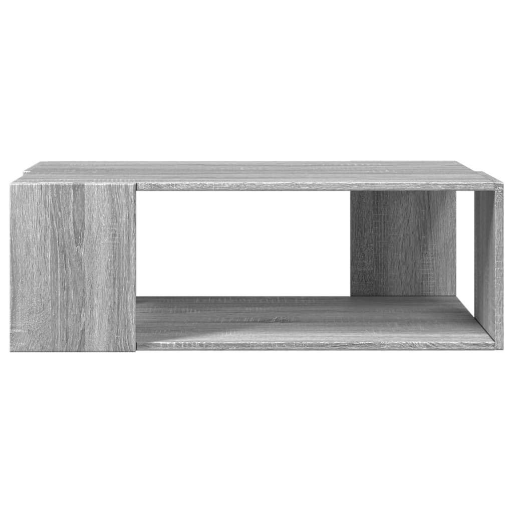 Couchtisch Grau Sonoma-Eiche 89,5x48x30 cm Holzwerkstoff