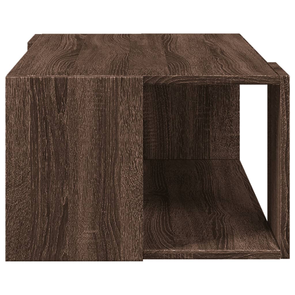 Couchtisch Braun Eichen-Optik 89,5x48x30 cm Holzwerkstoff