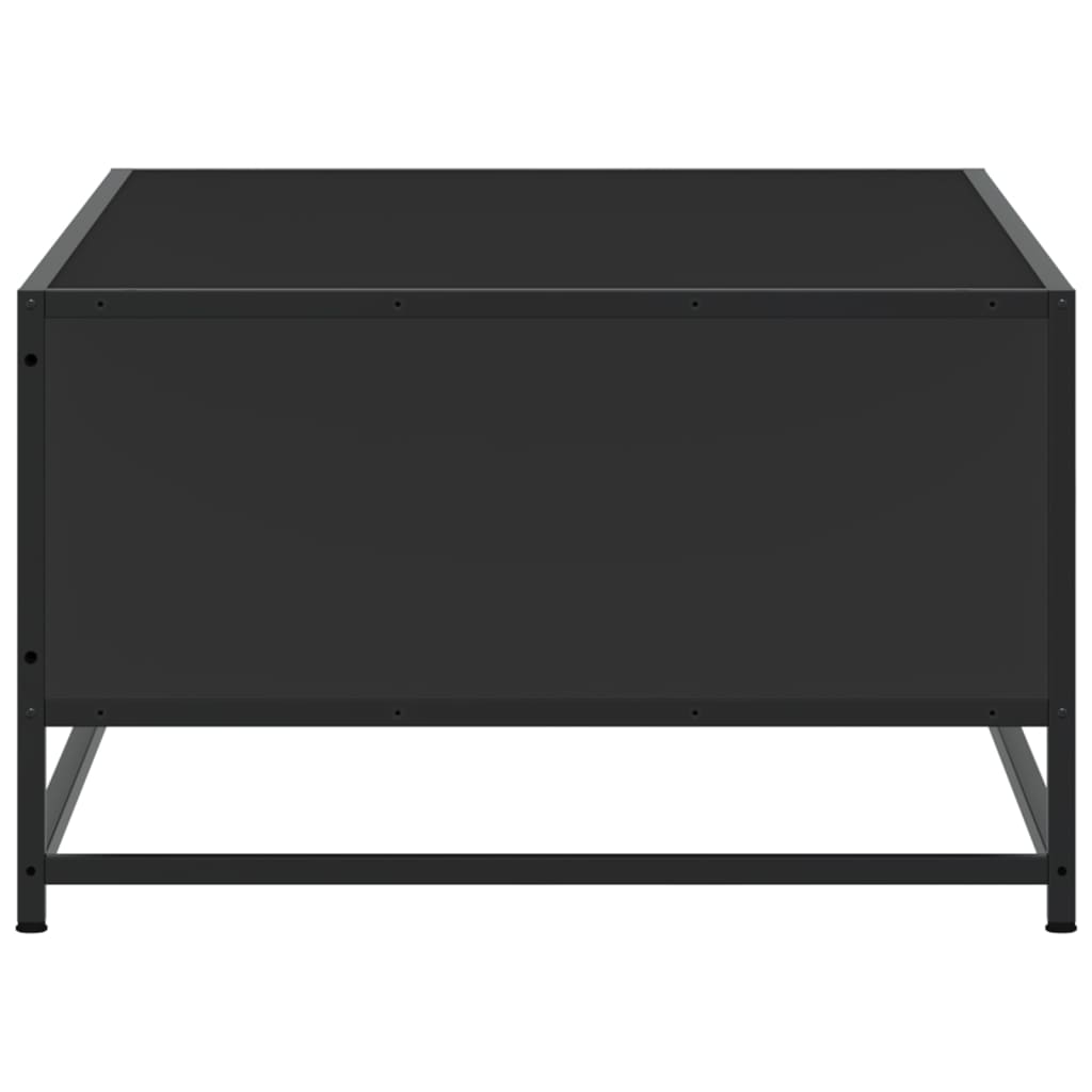 Couchtisch Schwarz 100x57x35 cm Holzwerkstoff und Metall