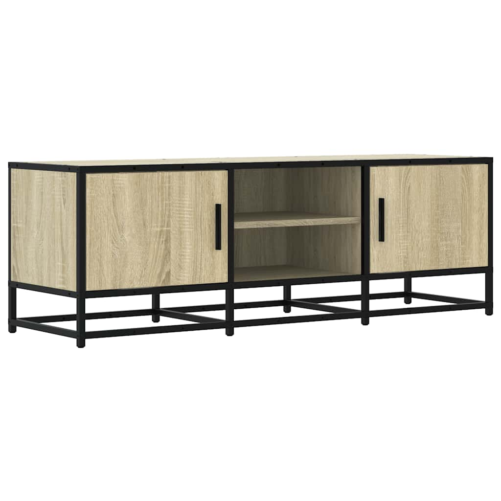 TV-Schrank Sonoma-Eiche 120x35x41 cm Holzwerkstoff und Metall