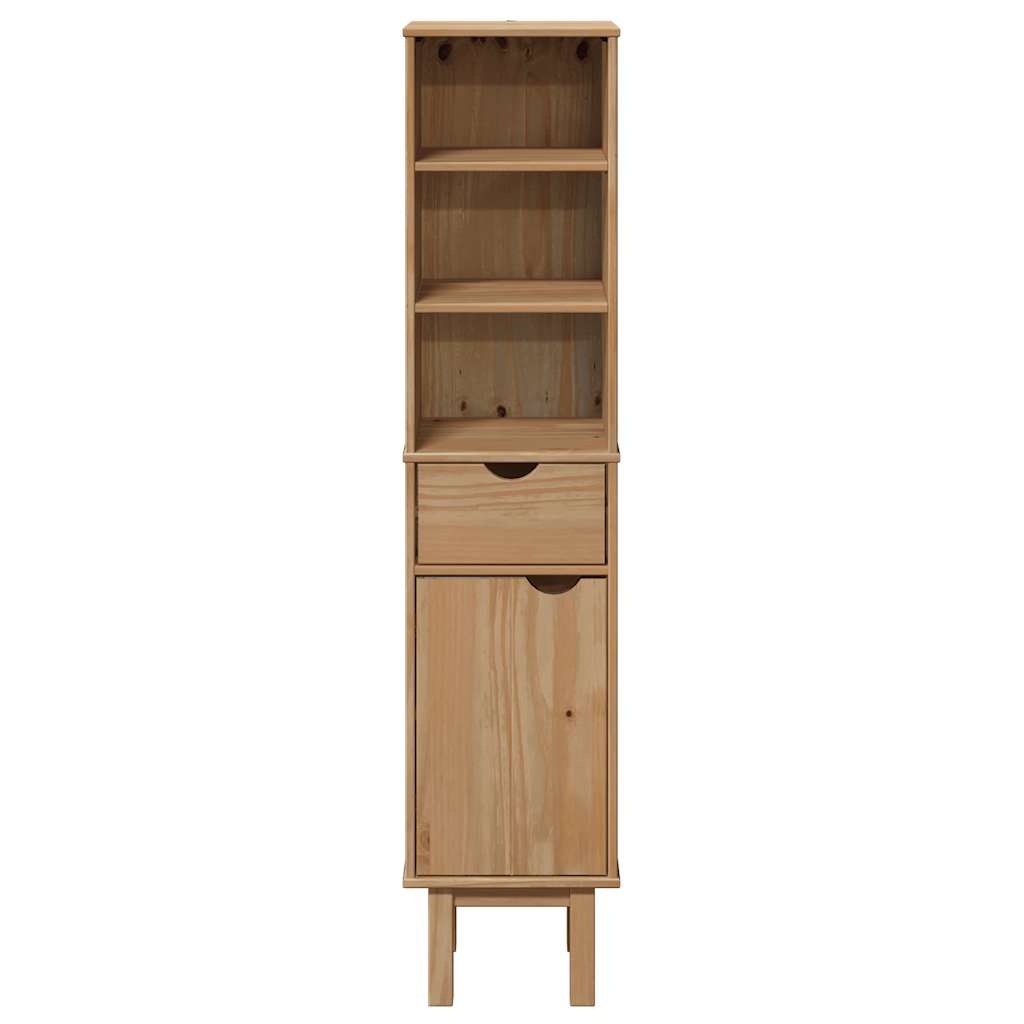 Badschrank OTTA 35x30x159 cm Massivholz Kiefer