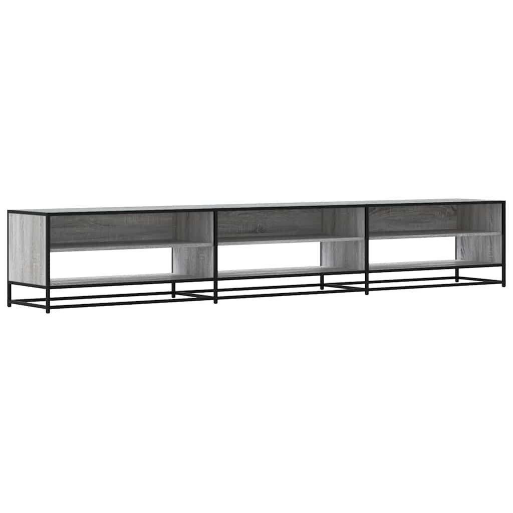 TV-Schrank Grau Sonoma 270x40x46 cm Holzwerkstoff