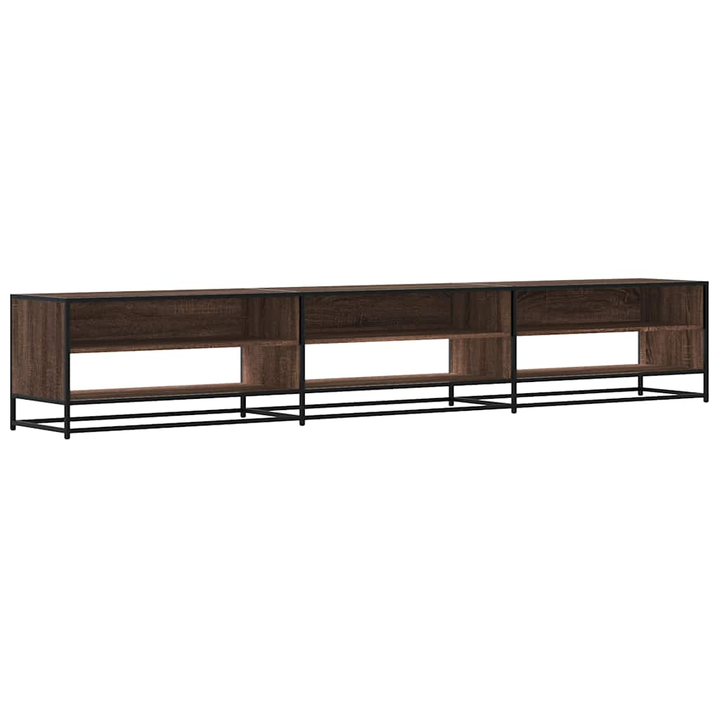 TV-Schrank Braun Eichen-Optik 270x40x46 cm Holzwerkstoff