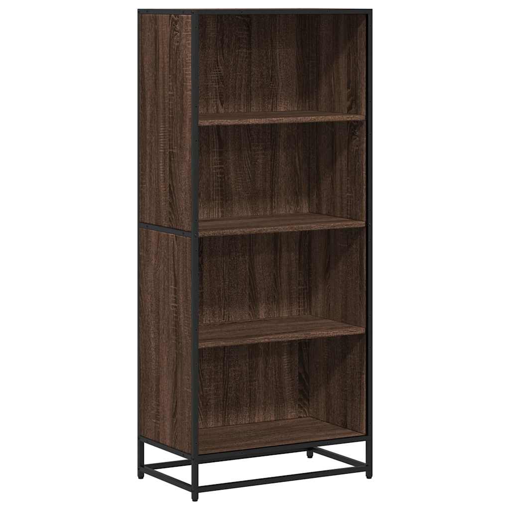 Bücherregal Braun Eichen-Optik 60x35x139 cm Holzwerkstoff