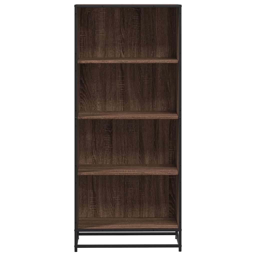 Bücherregal Braun Eichen-Optik 60x35x139 cm Holzwerkstoff