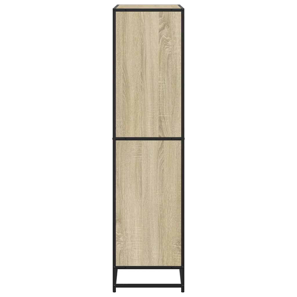 Bücherregal Sonoma-Eiche 80,5x35x139 cm Holzwerkstoff