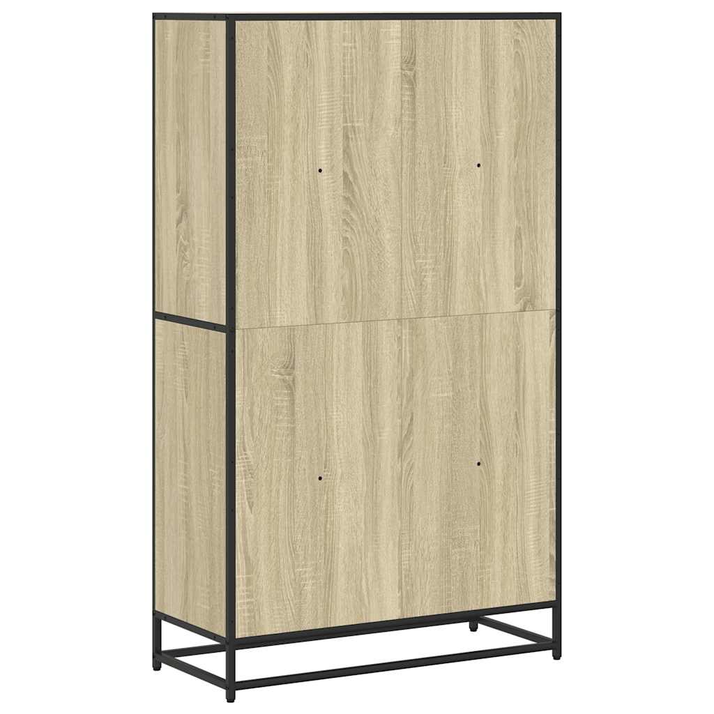 Bücherregal Sonoma-Eiche 80,5x35x139 cm Holzwerkstoff