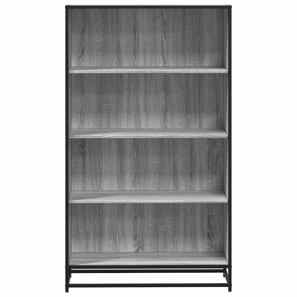 Bücherregal Grau Sonoma 80,5x35x139 cm Holzwerkstoff