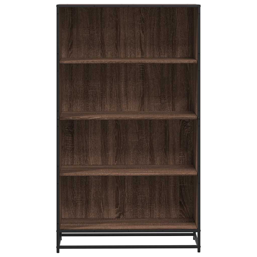 Bücherregal Braun Eichen-Optik 80,5x35x139 cm Holzwerkstoff