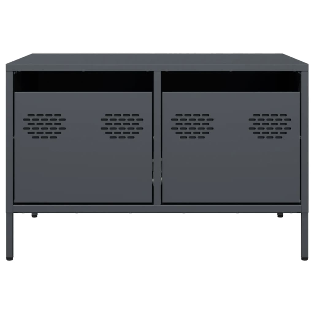 TV-Schrank Anthrazit 68x50x43,5 cm Kaltgewalzter Stahl