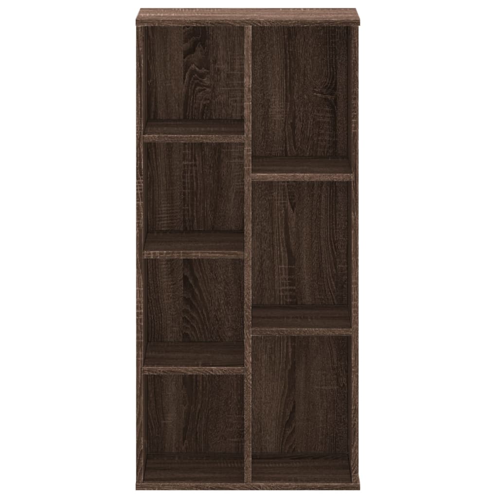 Bücherregal Braun Eichen-Optik 50x25x105 cm Holzwerkstoff