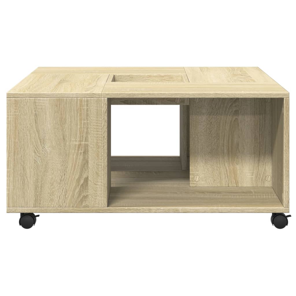 Couchtisch Sonoma-Eiche 80x80x40 cm Holzwerkstoff