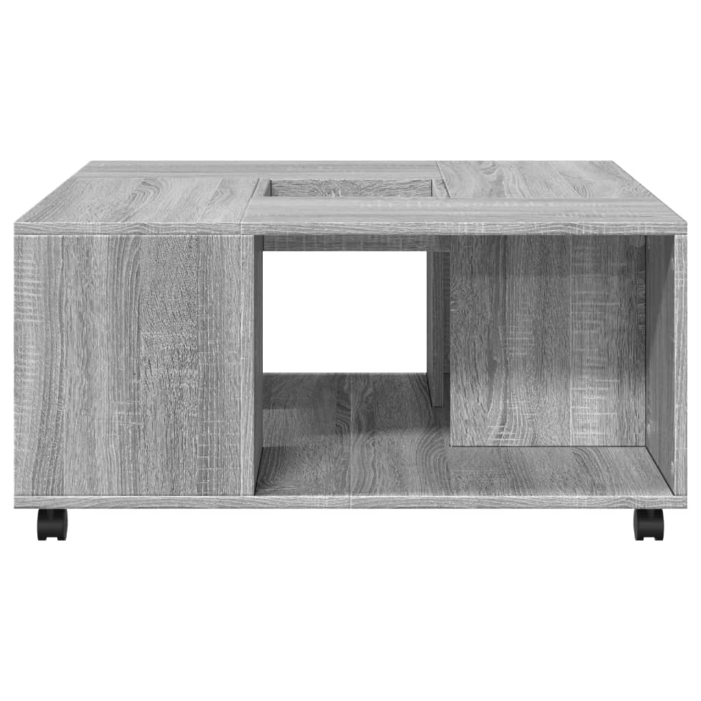 Couchtisch Grau Sonoma 80x80x40 cm Holzwerkstoff