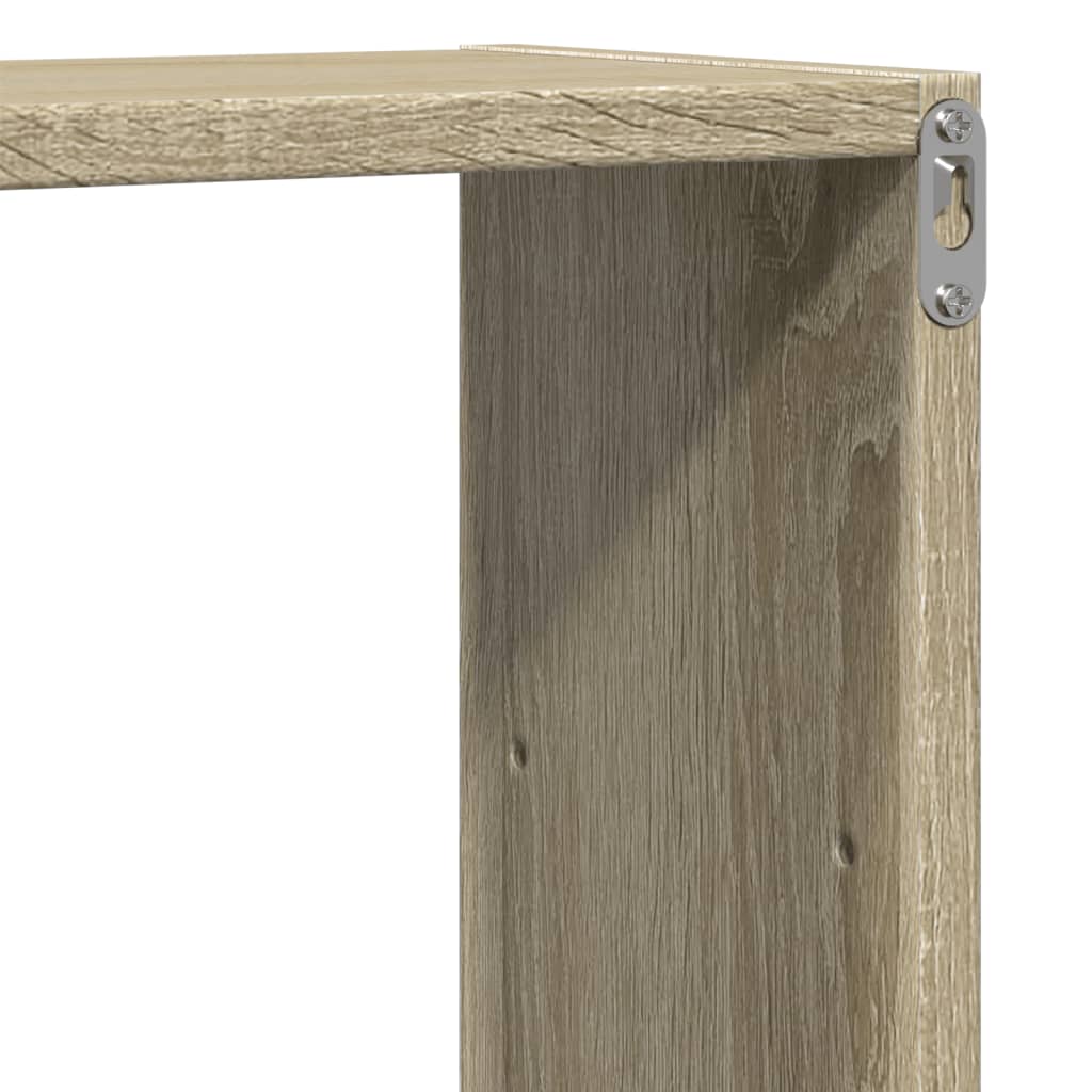 Wandregal Sonoma-Eiche 96x18x60 cm Holzwerkstoff