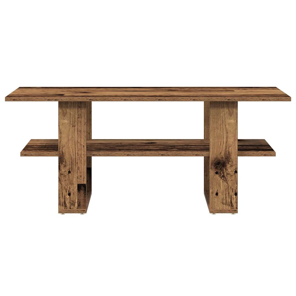 Couchtisch Altholz-Optik 102x55x42 cm Holzwerkstoff