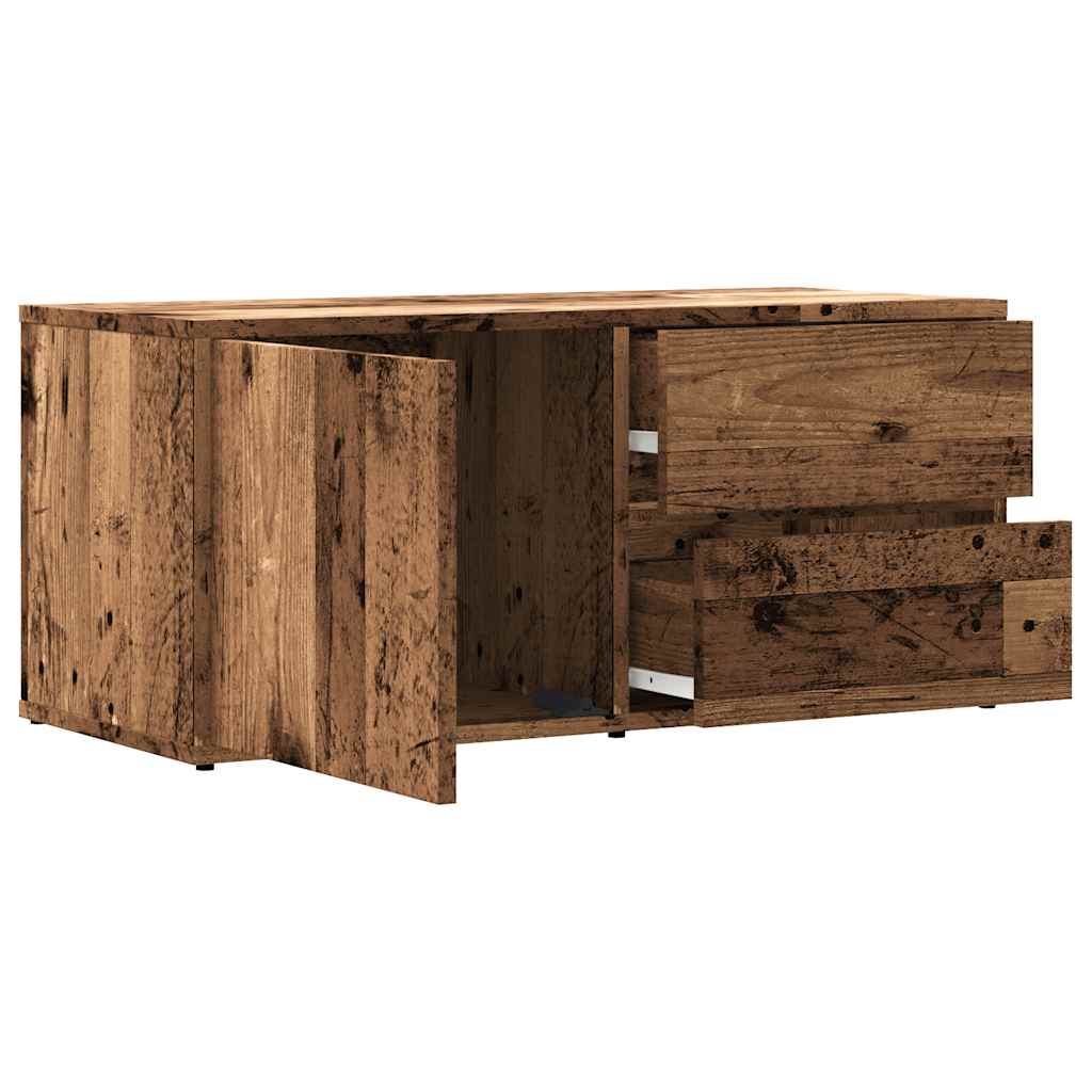 TV-Schrank Altholz-Optik 80x34x35,5 cm Holzwerkstoff