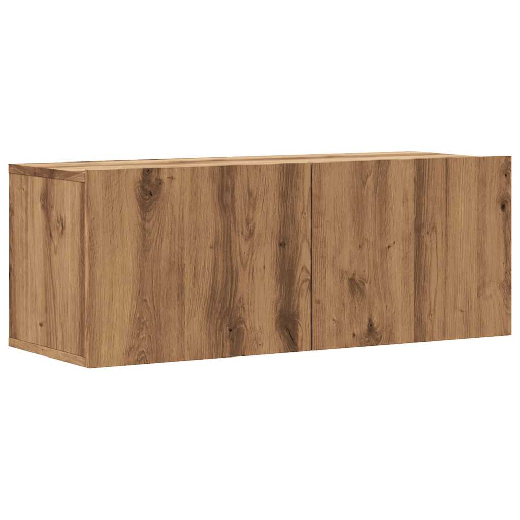 TV-Wandschrank Artisan-Eiche 80x30x30 cm Holzwerkstoff