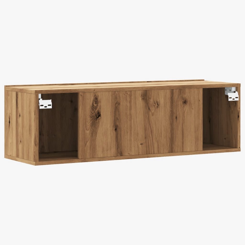 TV-Wandschrank Artisan-Eiche 100x30x30 cm Holzwerkstoff