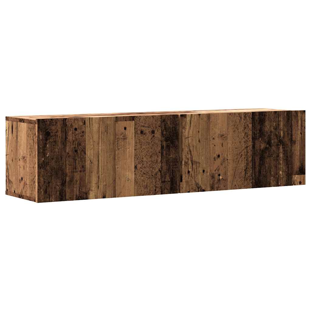 TV-Wandschrank Altholz-Optik 120x30x30 cm Holzwerkstoff