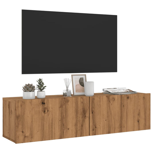 TV-Wandschrank Artisan-Eiche 120x30x30 cm Holzwerkstoff