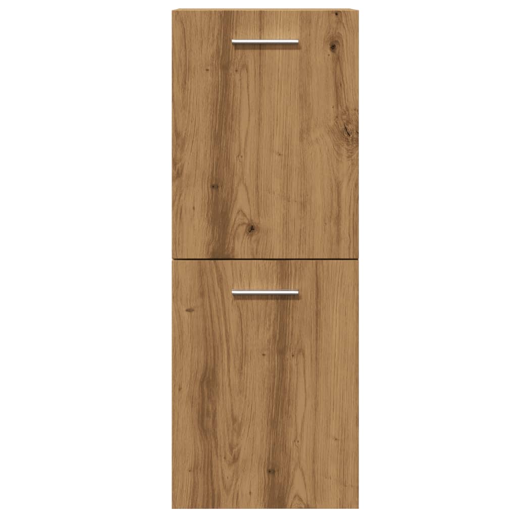 Bad-Hängeschrank Artisan-Eiche 30x30x80 cm Holzwerkstoff