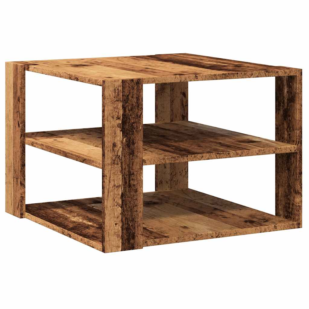 Couchtisch Altholz-Optik 58x58x40 cm Holzwerkstoff