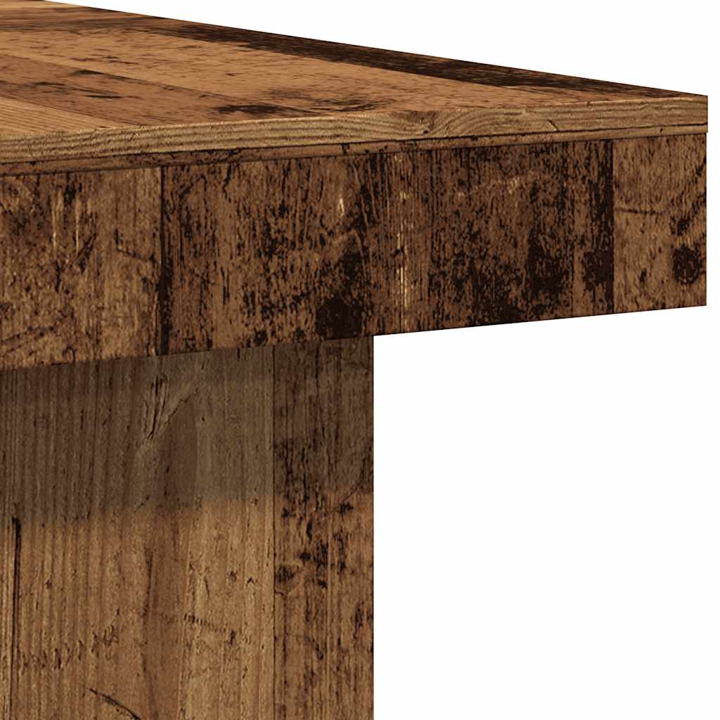 Couchtisch Altholz-Optik 90x90x28 cm Holzwerkstoff