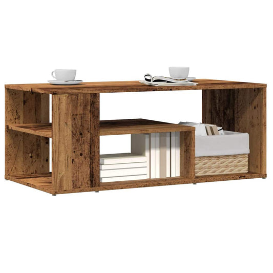 Couchtisch Altholz-Optik 100x50x40 cm Holzwerkstoff