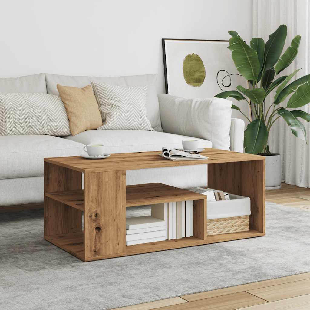 Couchtisch Artisan-Eiche 100x50x40 cm Holzwerkstoff