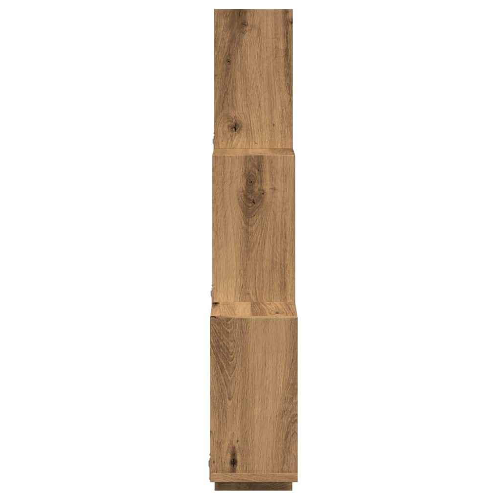 Würfelregal Artisan-Eiche 78x15x93 cm Holzwerkstoff