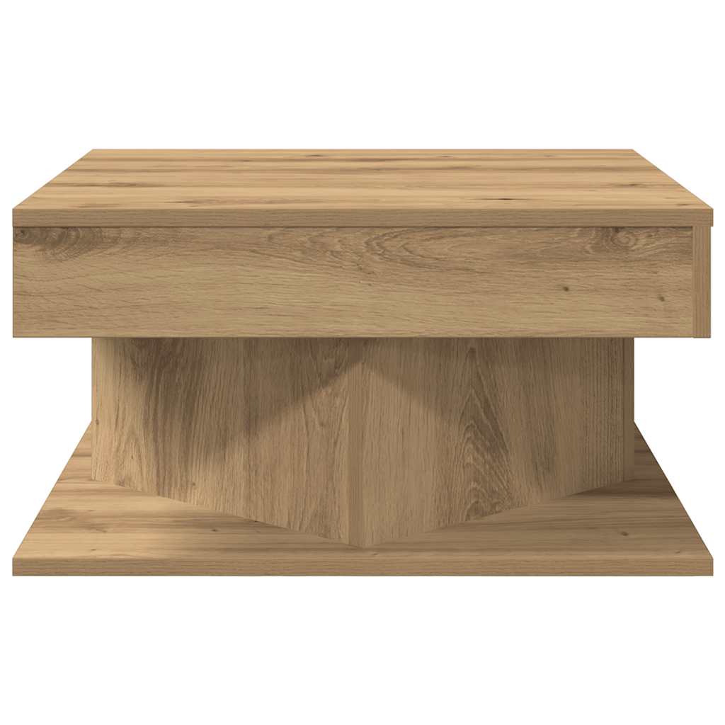 Couchtisch Artisan-Eiche 55x55x30 cm Holzwerkstoff