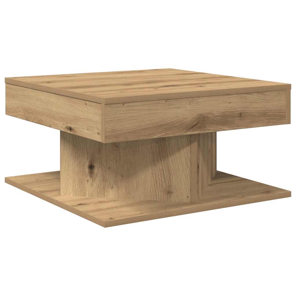 Couchtisch Artisan-Eiche 55x55x30 cm Holzwerkstoff