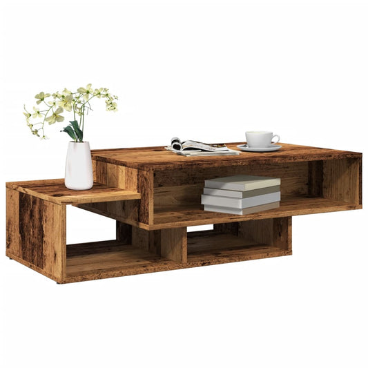 Couchtisch Altholz-Optik 105x55x32 cm Holzwerkstoff