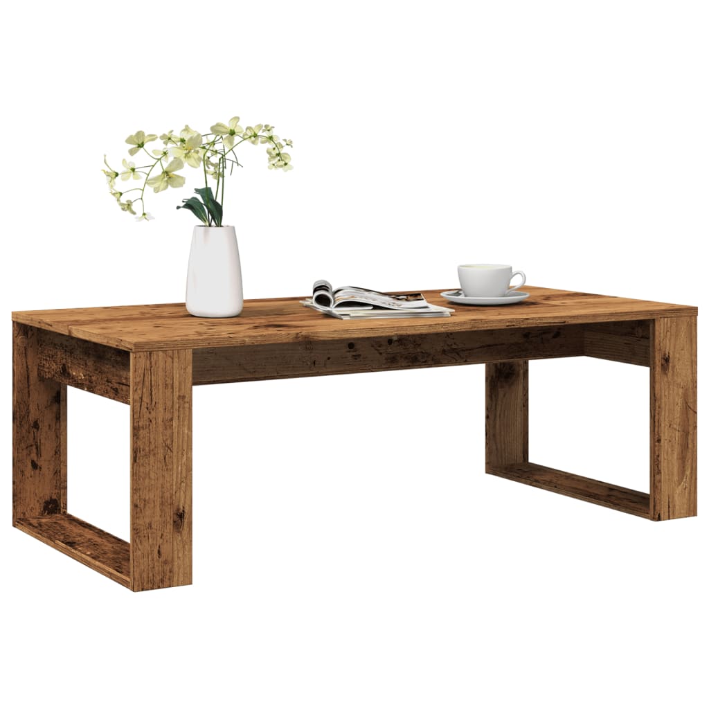 Couchtisch Altholz-Optik 102x50x35 cm Holzwerkstoff