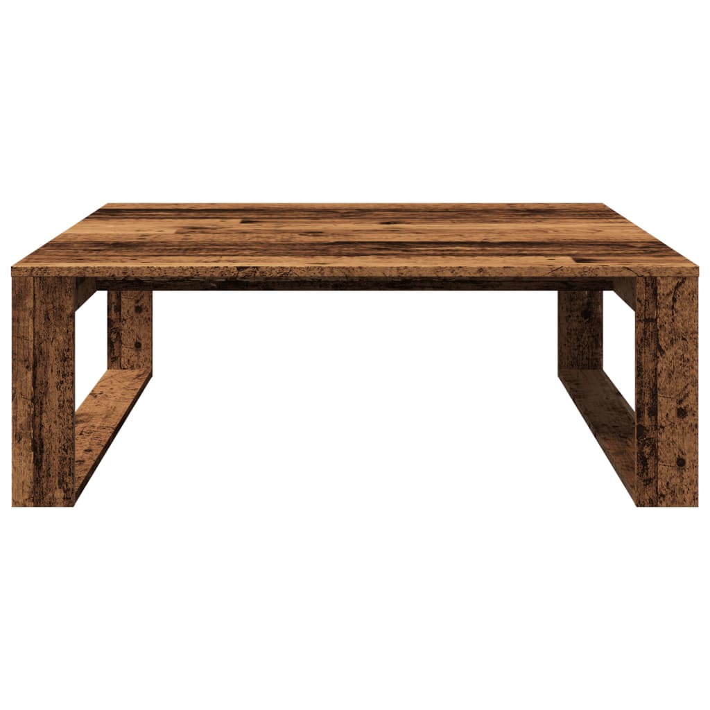 Couchtisch Altholz-Optik 100x100x35 cm Holzwerkstoff