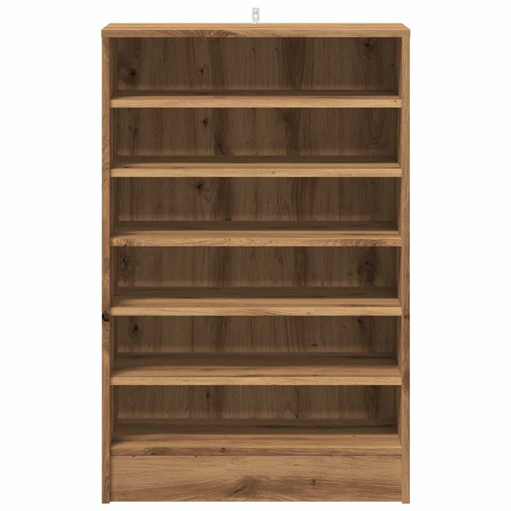 Schuhschrank Artisan-Eiche 60x35x92 cm Holzwerkstoff