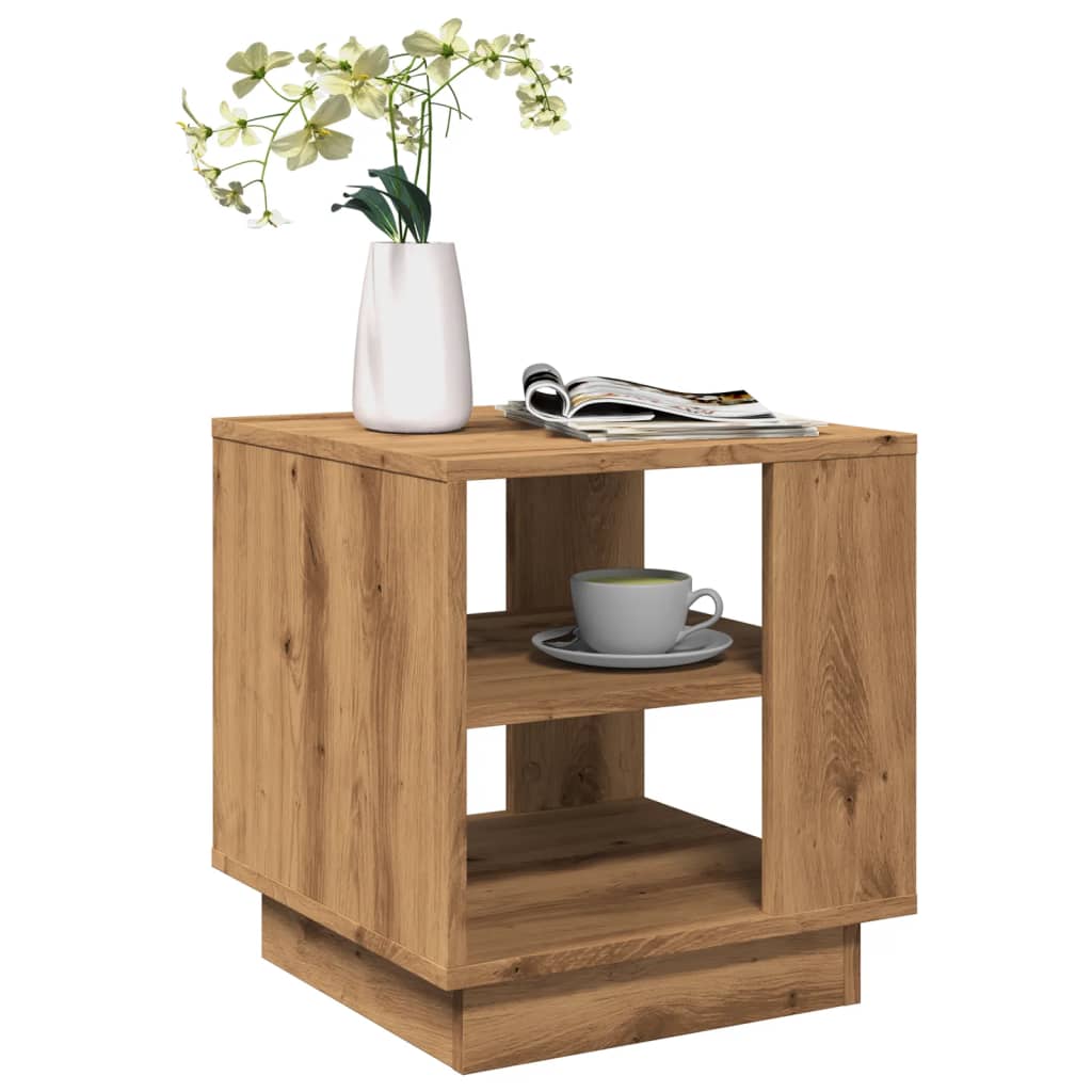 Couchtisch Artisan-Eiche 40x40x43 cm Holzwerkstoff