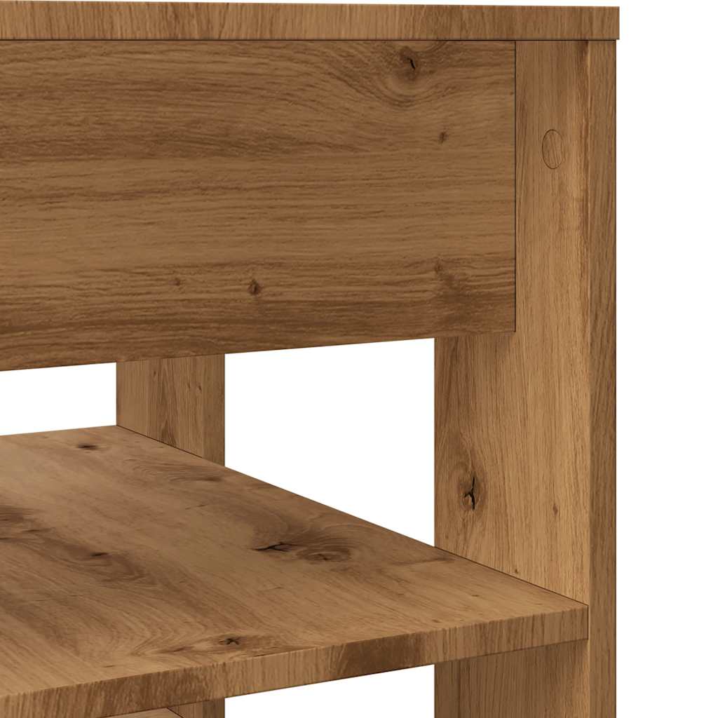 Couchtisch Artisan-Eiche 55,5x55x45 cm Holzwerkstoff