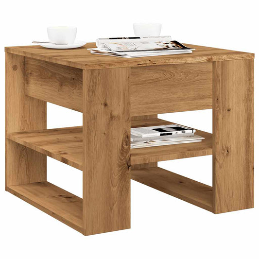 Couchtisch Artisan-Eiche 55,5x55x45 cm Holzwerkstoff