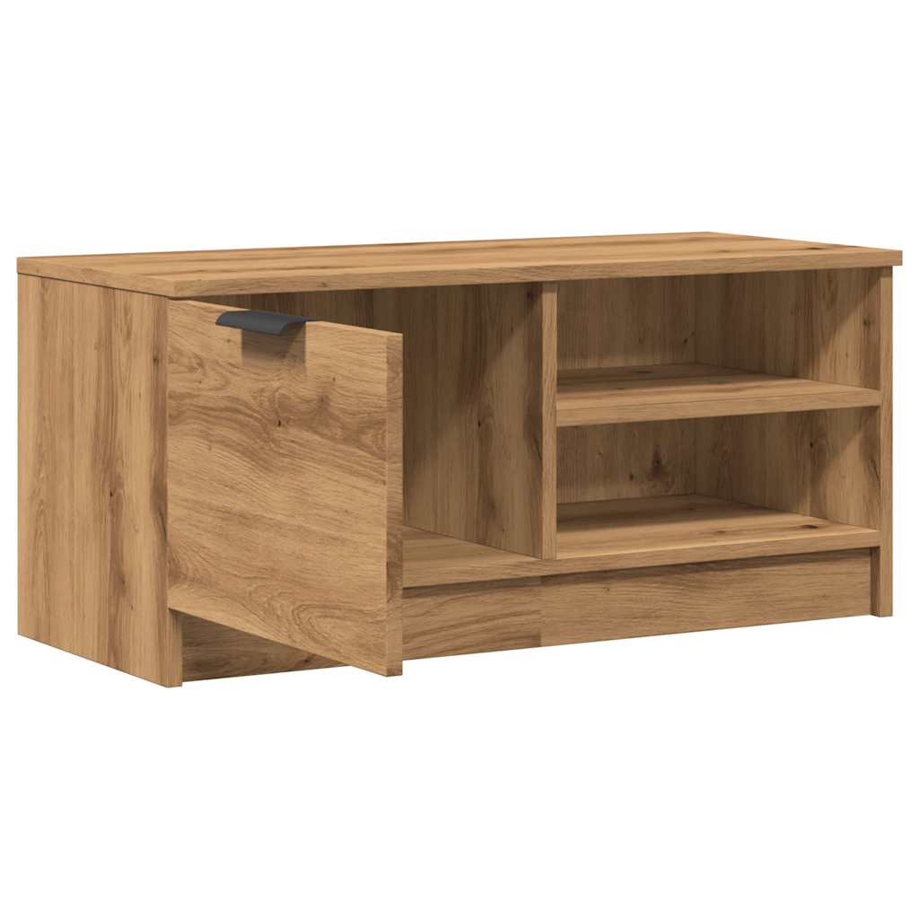 TV-Schränke 2 Stk. Artisan-Eiche 80x35x36,5cm Holzwerkstoff