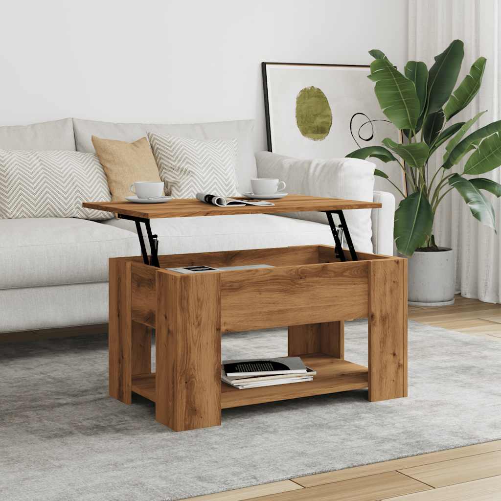 Couchtisch Artisan-Eiche 79x49x41 cm Holzwerkstoff