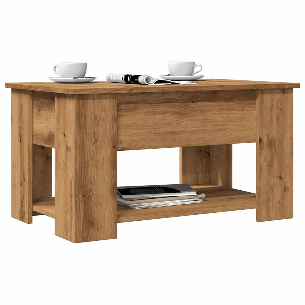 Couchtisch Artisan-Eiche 79x49x41 cm Holzwerkstoff