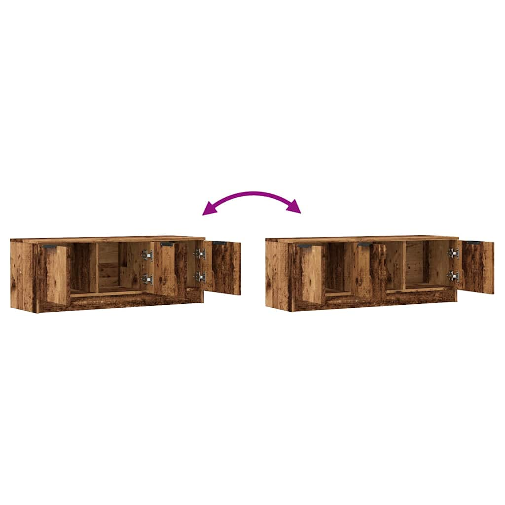 TV-Schrank Altholz-Optik 102x35x36,5 cm Holzwerkstoff