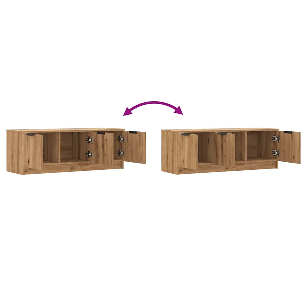 TV-Schrank Artisan-Eiche 102x35x36,5 cm Holzwerkstoff