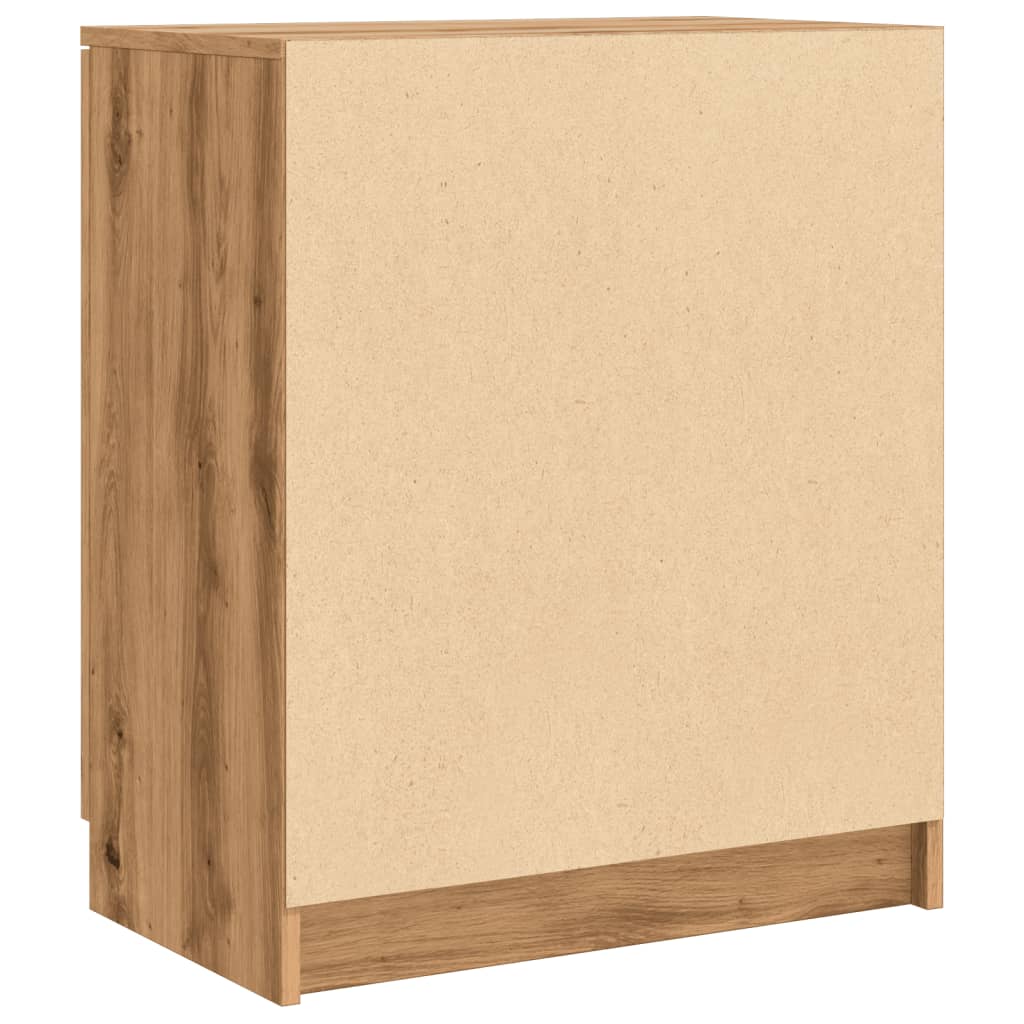 Schuhschrank Artisan-Eiche 59x35x70 cm Holzwerkstoff